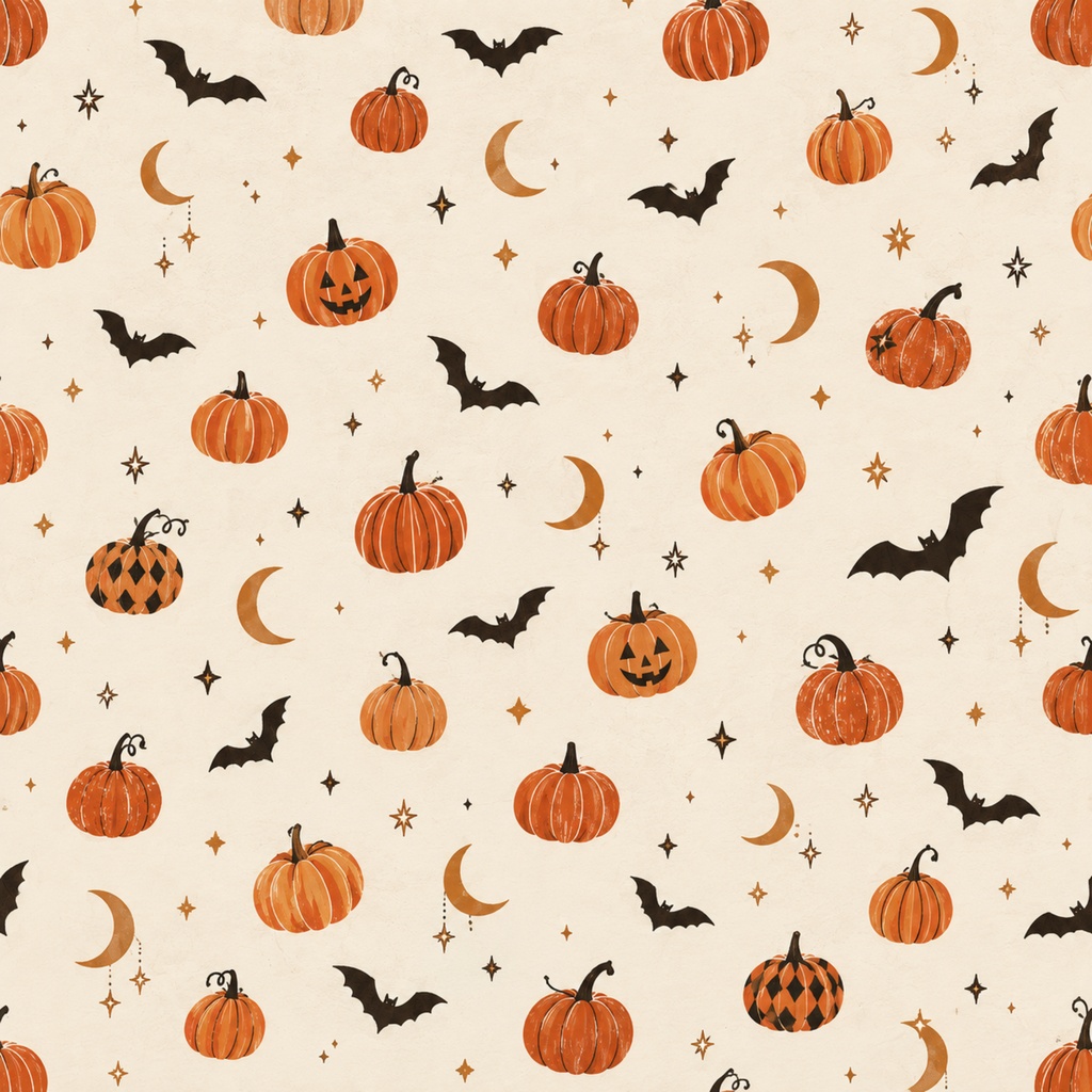 【ハロウィン】お菓子を包みたくなるデジタルペーパー 12枚セット|