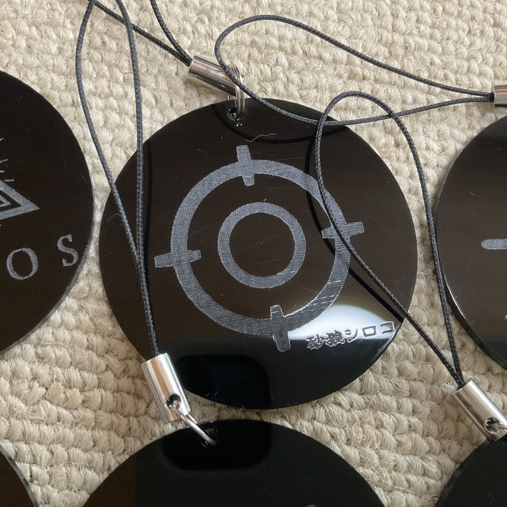 自作 アクリルストラップ ブルーアーカイブ 同人 二次創作 アビドス 対策委員会 ヘイローセット