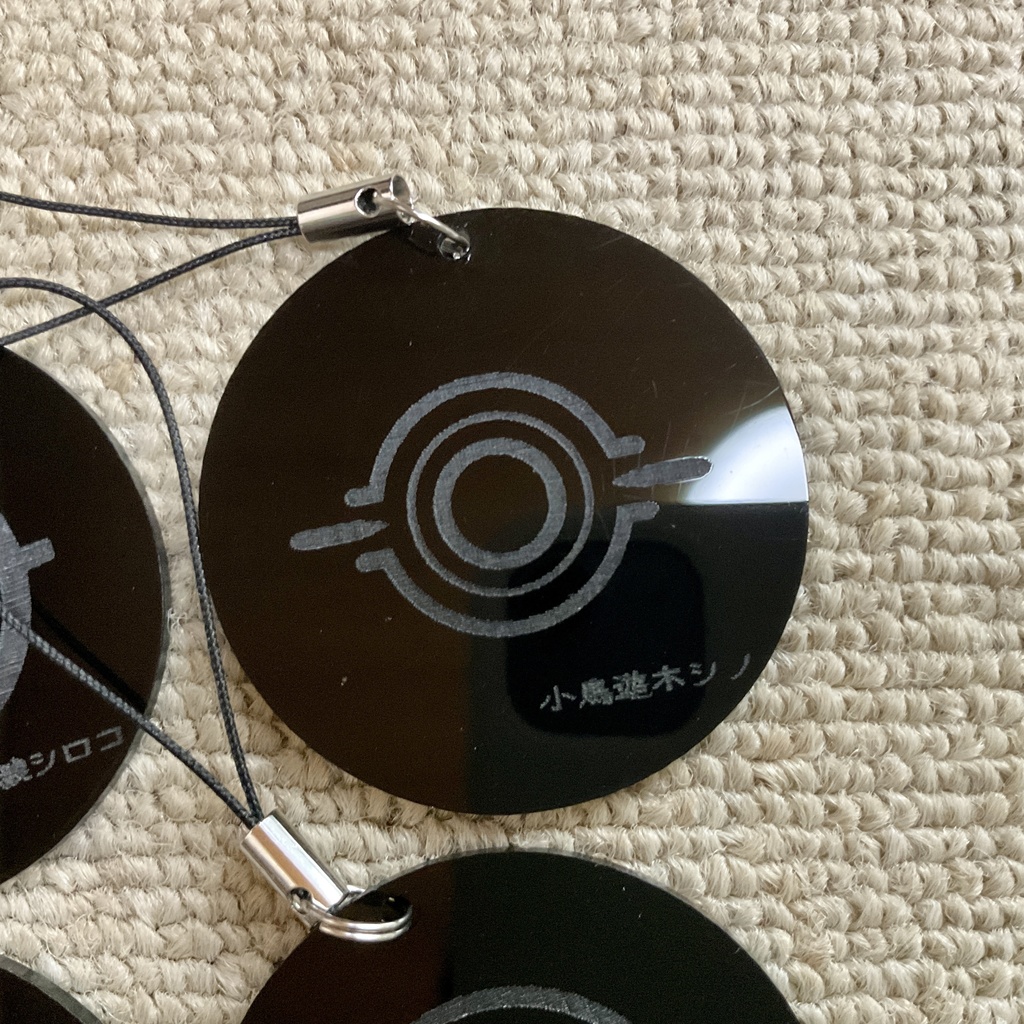 自作 アクリルストラップ ブルーアーカイブ 同人 二次創作 アビドス 対策委員会 ヘイローセット