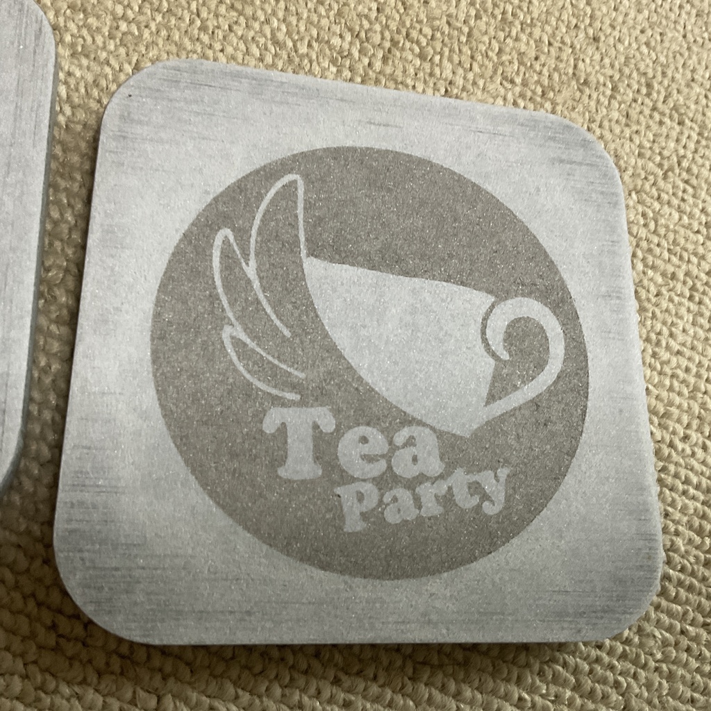 珪藻土コースター 灰色 ブルーアーカイブ トリニティ ティーパーティー 聖園ミカ