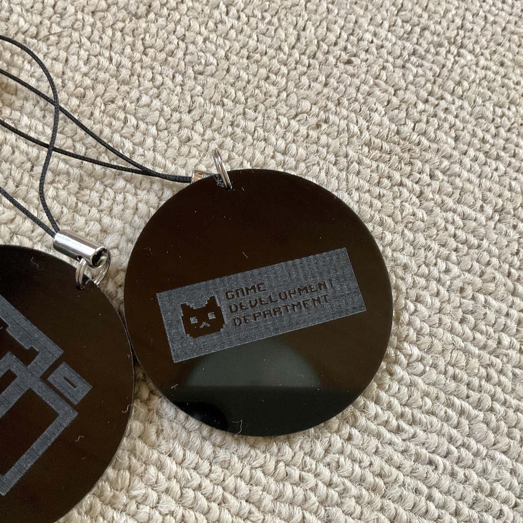 自作 アクリルストラップ ブルーアーカイブ 同人 ミレニアム ゲーム開発部