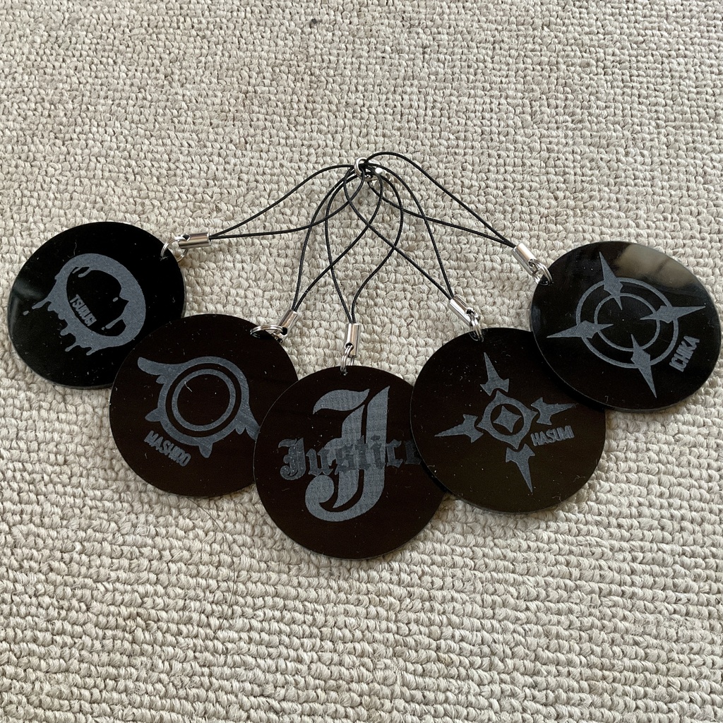 自作 アクリルストラップ ブルーアーカイブ 同人 トリニティ 正義実現委員会