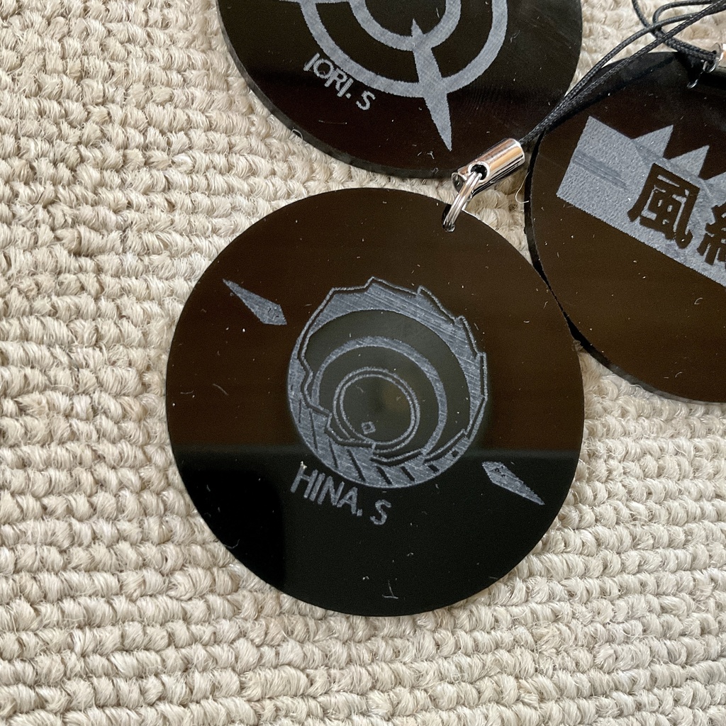 自作 アクリルストラップ ブルーアーカイブ 同人 ゲヘナ 風紀委員会