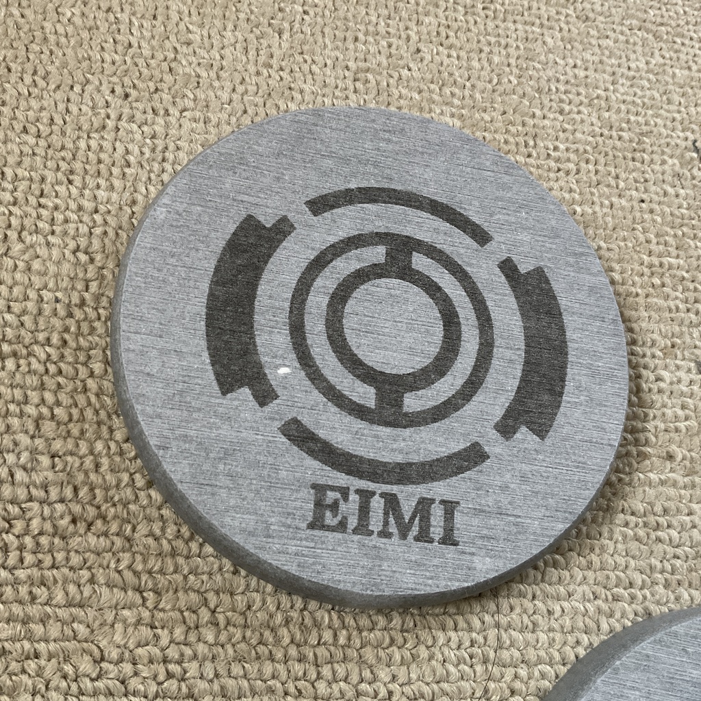 珪藻土コースター 灰色 ブルーアーカイブ ミレニアム 特異現象捜査部 SPTF