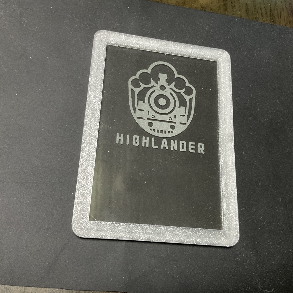 ブルアカ 校章&部活ロゴ風 ライトスタンド ガラス彫刻&半透明フレーム 二次創作