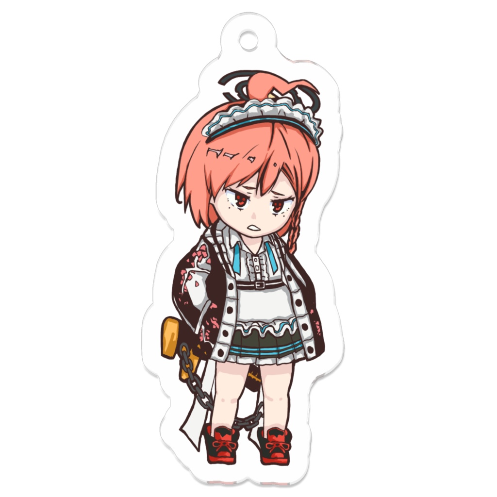 二次創作 ブルアカ C&C 美甘ネル SD ミニアクキー