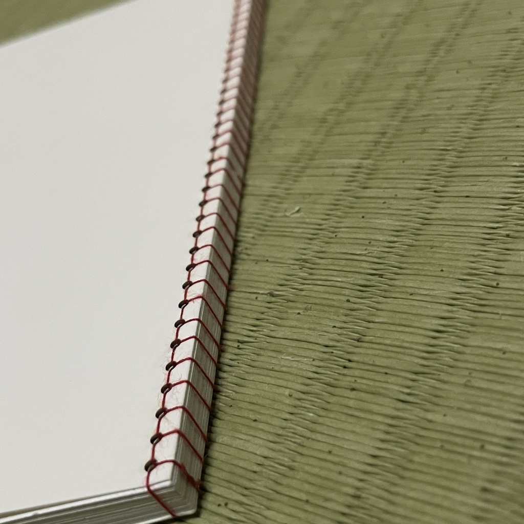 試作品 ライトノベル同人誌用”和綴じ”自家製本 A6 白紙