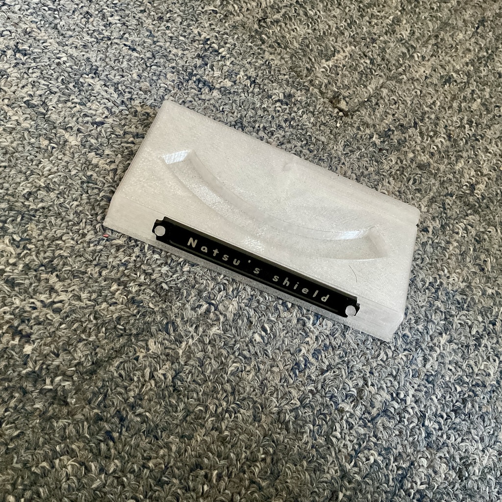 ブルアカ シールドシリーズ 3Dプリンター造形 スマホサイズ