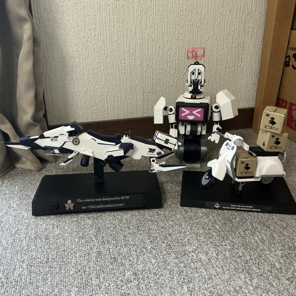 3Dプリンター製 中型フィギュアシリーズ
