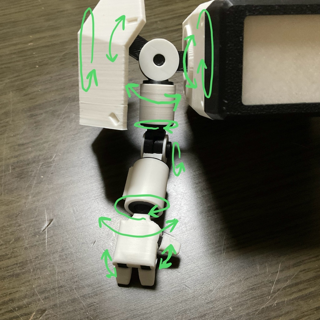 ケイ 可動 3Dプリンター製