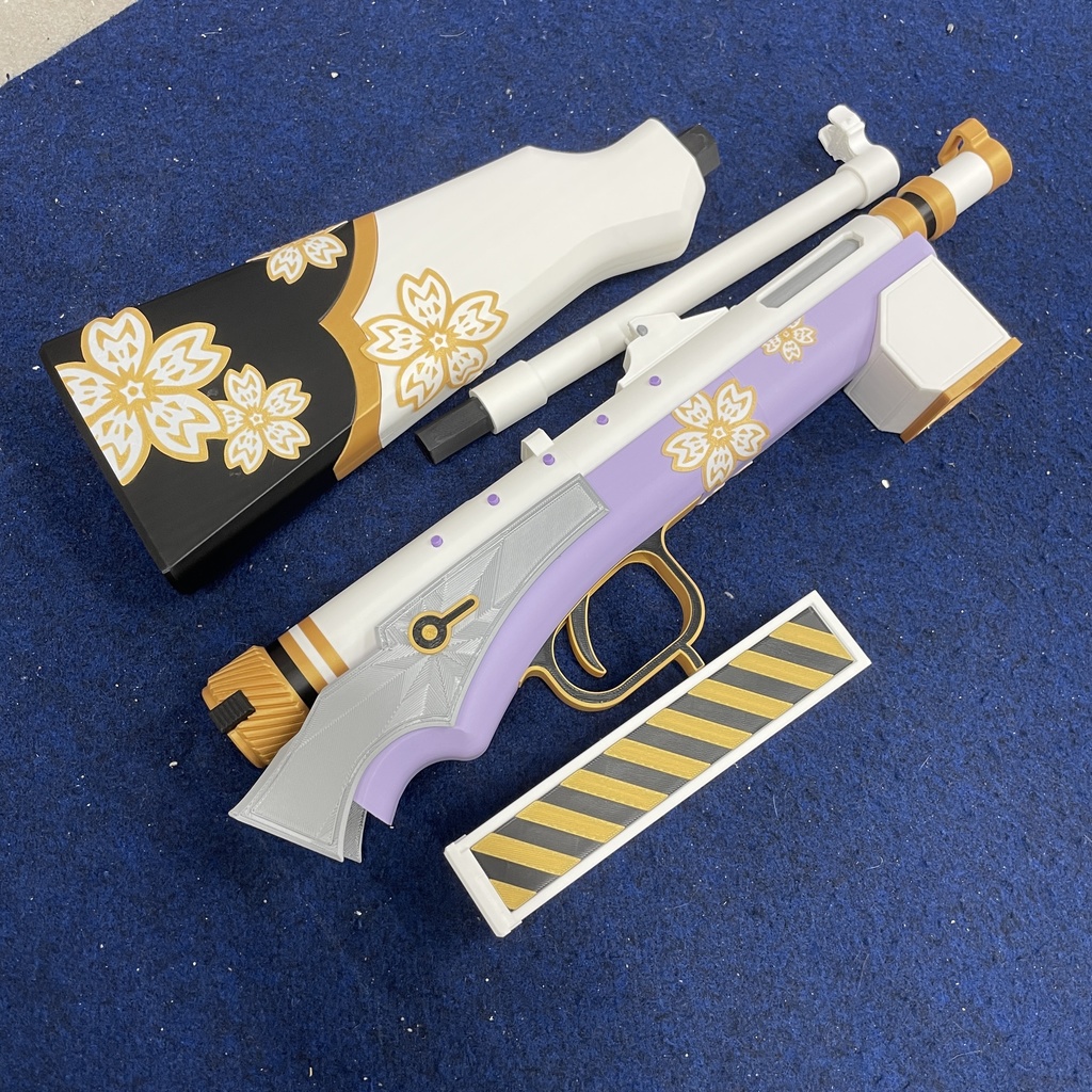 ツクヨ流サブマシンガン アレンジ固有武器 鑑賞&コス向け 3Dプリンター製