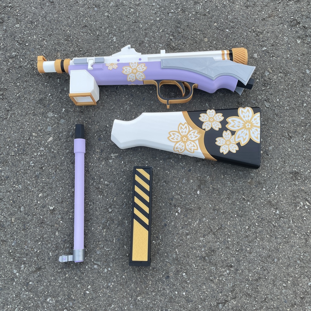 ツクヨ流サブマシンガン アレンジ固有武器 鑑賞&コス向け 3Dプリンター製