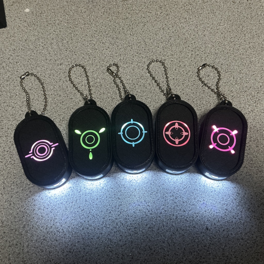 試作 ヘイローライトキーホルダー  アビドス