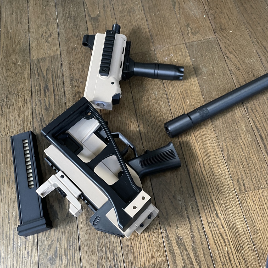 SRT FOX小隊 アレンジ固有武器 新デザイン 3Dプリンター製 鑑賞&コス向け