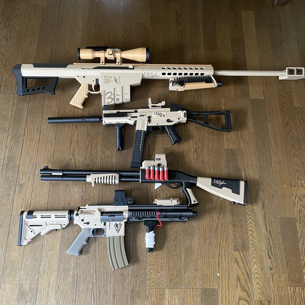 SRT FOX小隊 アレンジ固有武器 新デザイン 3Dプリンター製 鑑賞＆コス向け