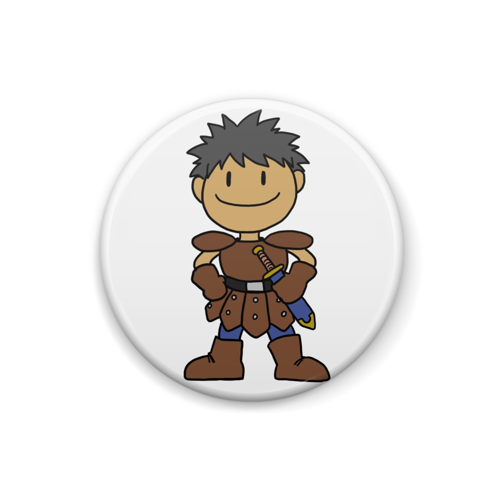 【RPG缶バッジ】戦士くん