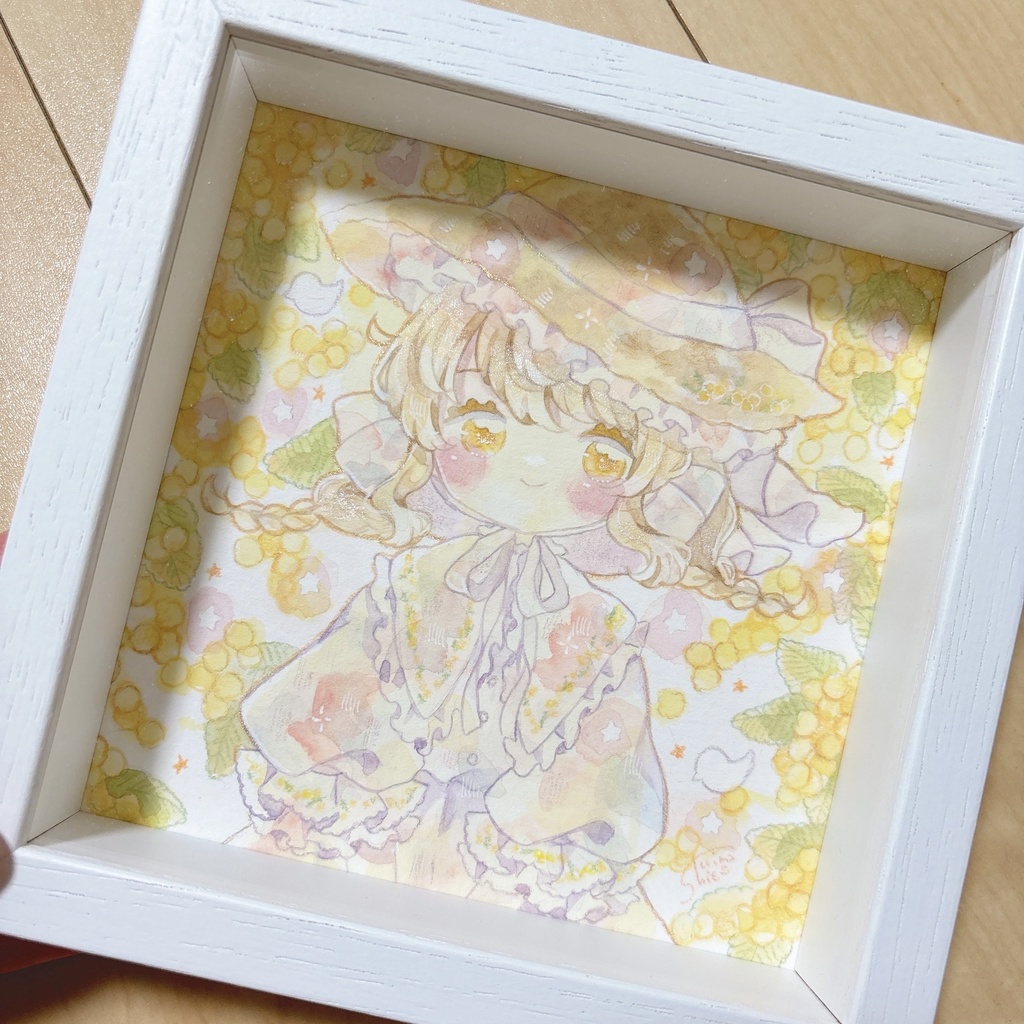 【原画】ミモザを見た日