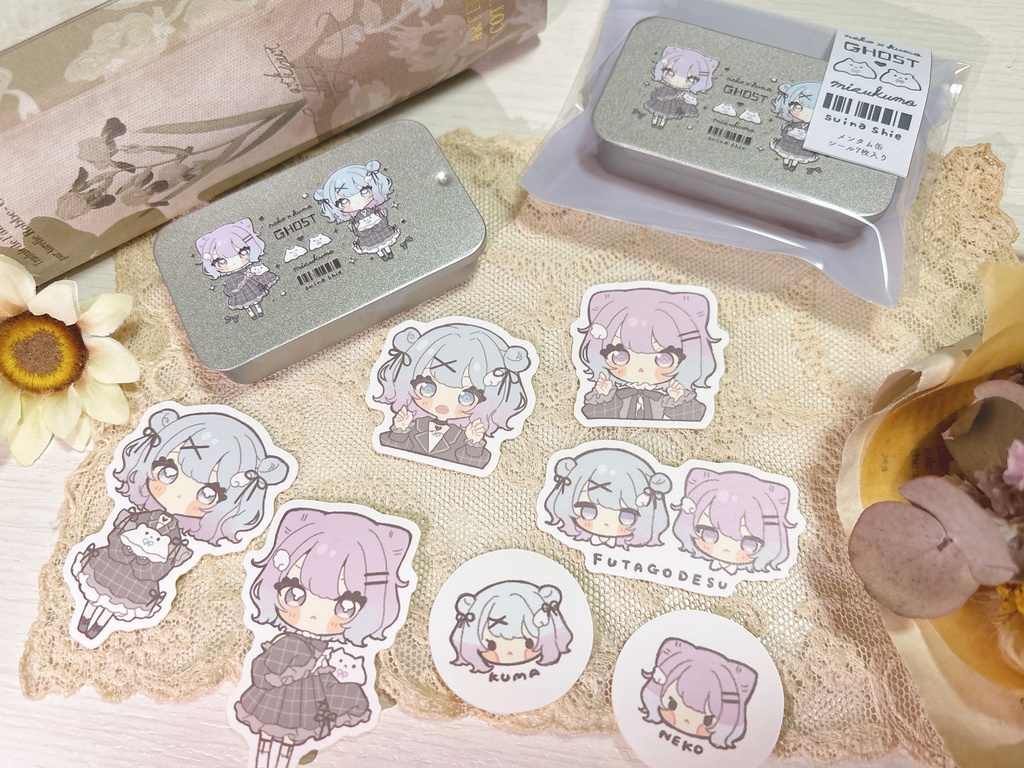 メンタム缶&シールセット