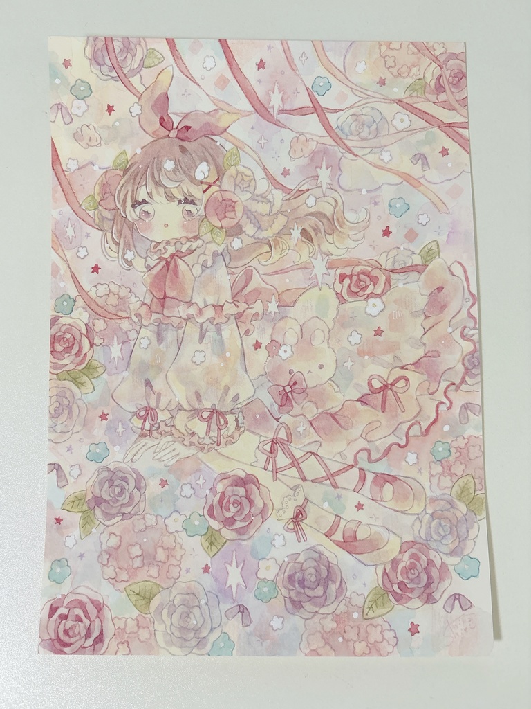 額なし原画(マット付きor大きめサイズ)