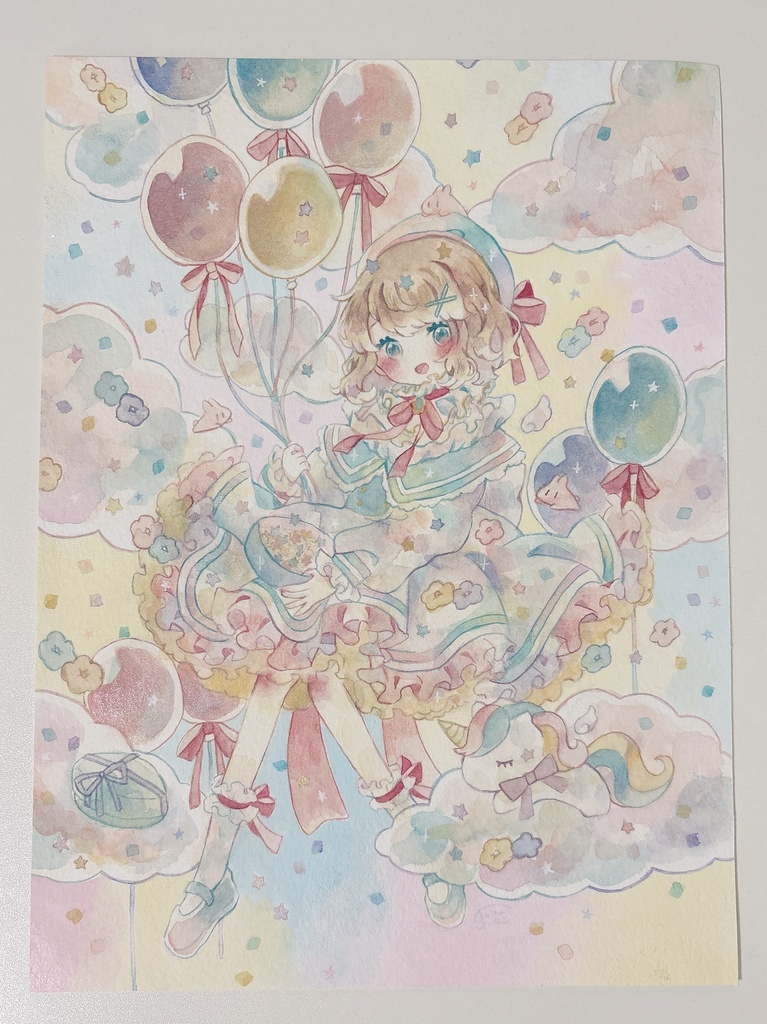 額なし原画(マット付きor大きめサイズ)