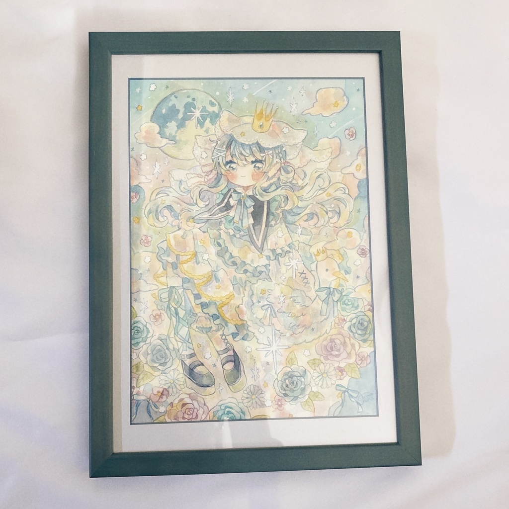 【原画】青い月明かり