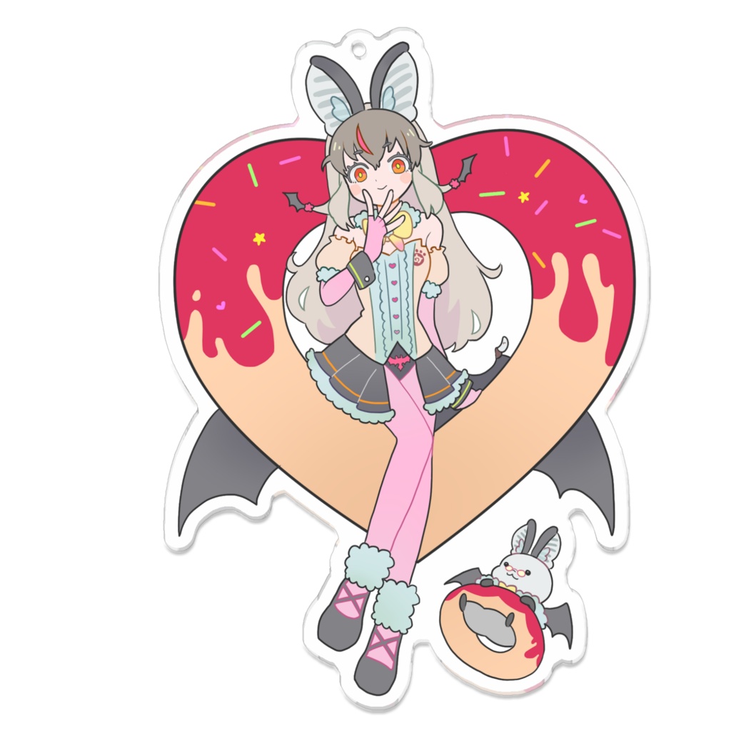 どーなつウサポポアクキー