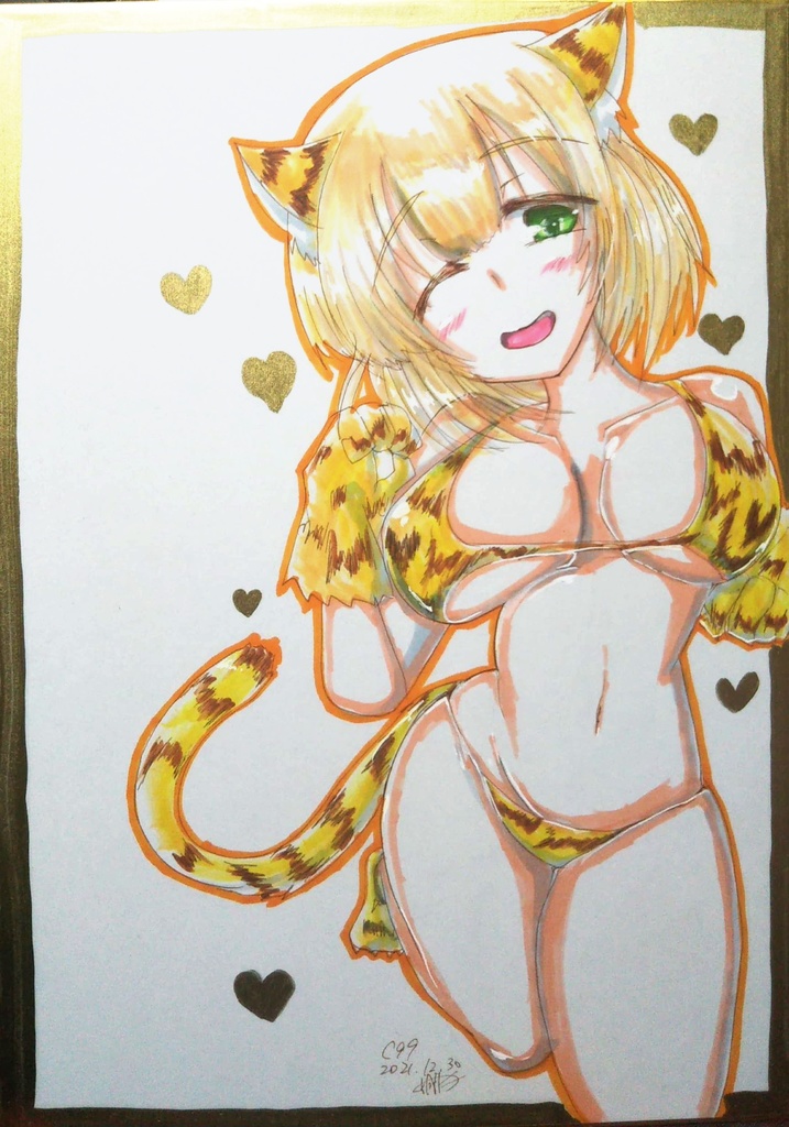 【完売】【C99】F4サイズ色紙