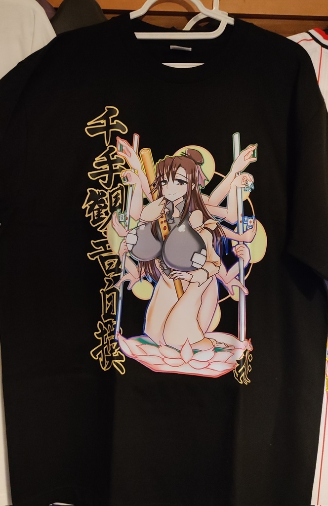 【値下げ】【貢ドル22】風上楓Tシャツ(黒、Lサイズのみ)