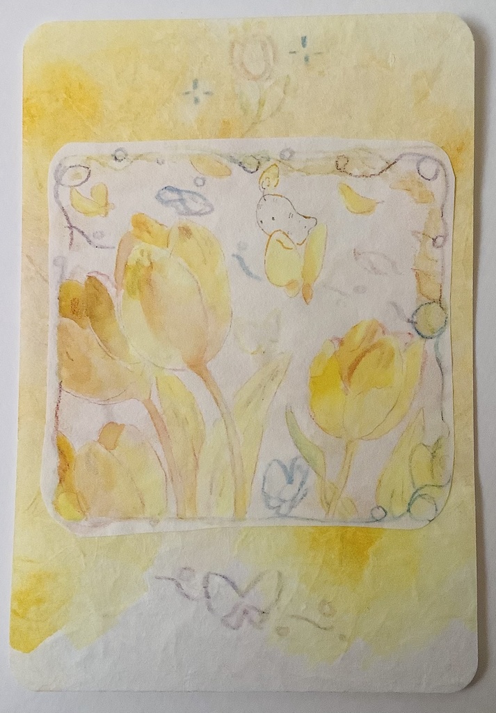 和紙に水彩シリーズ