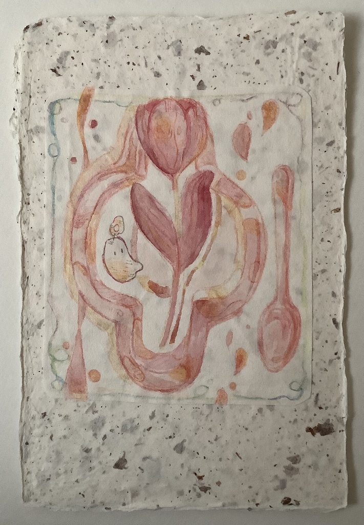 和紙に水彩シリーズ