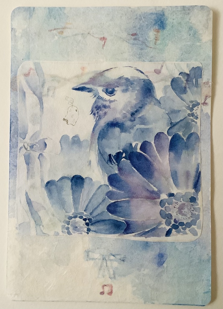 和紙に水彩シリーズ