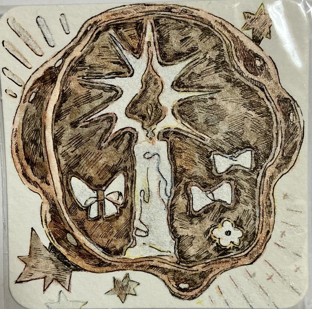 リボンの蝶と灯りの封蝋