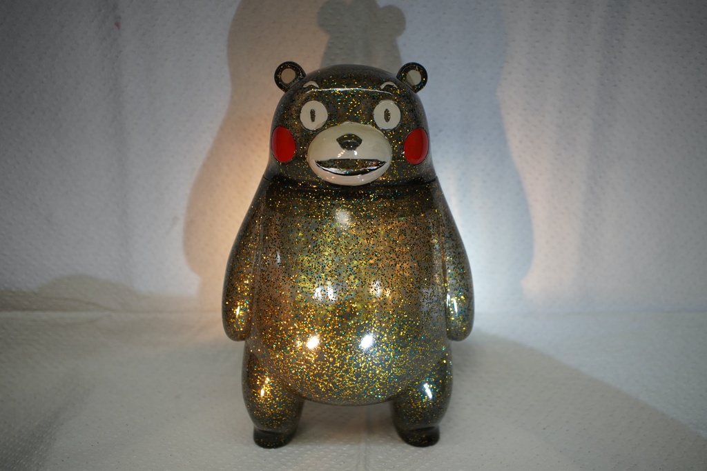 ソフビ　フィギュア　くまモVer（ラメ）