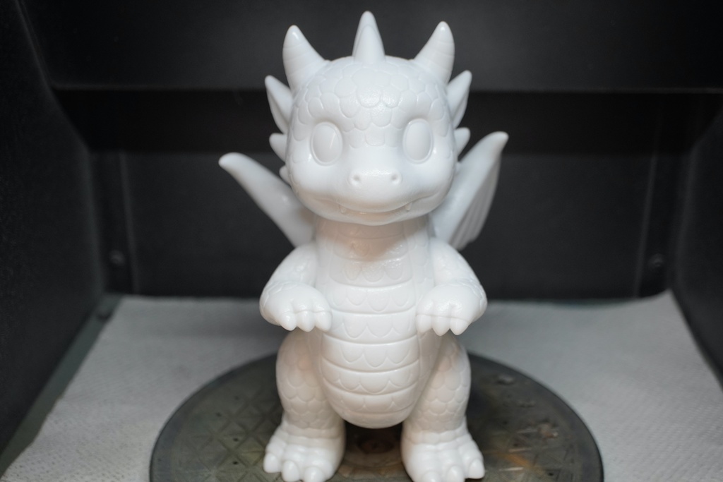 新作ソフビ、バーニック（白素体）