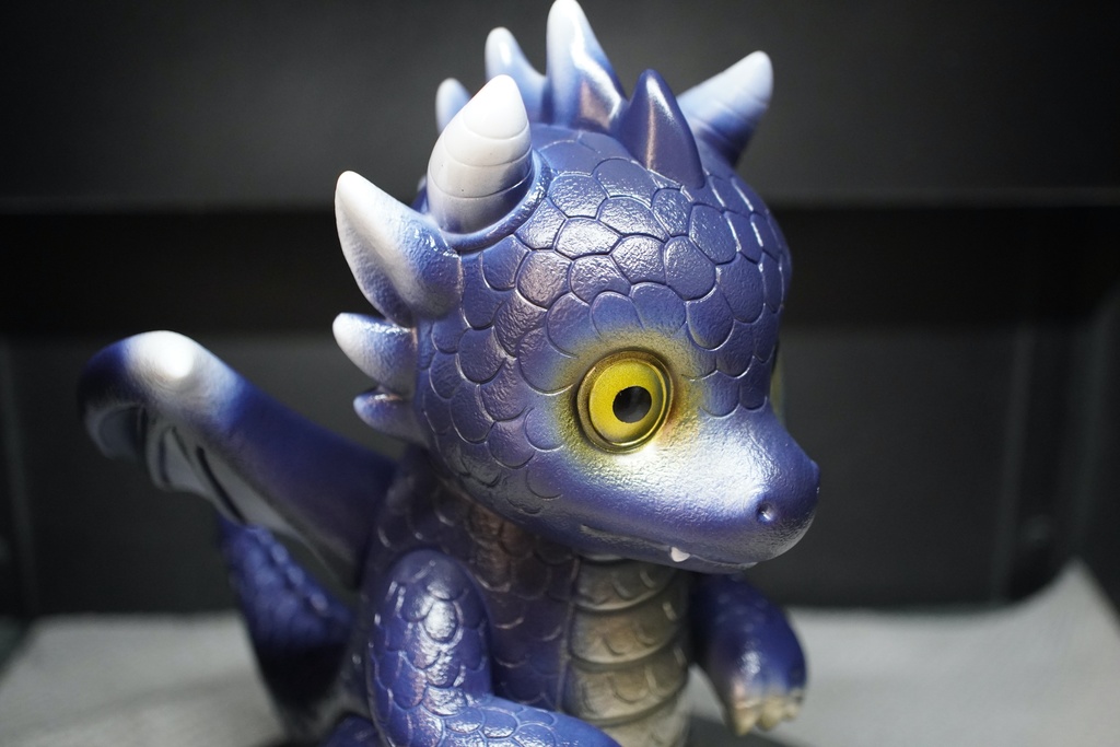 新作ソフビ、バーニック(大ダークブルーパープル)