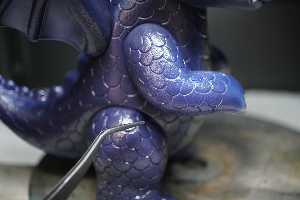 新作ソフビ、バーニック(大ダークブルーパープル)