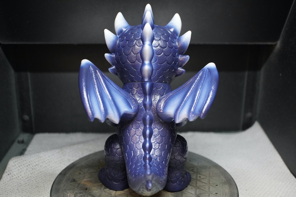 新作ソフビ、バーニック(大ダークブルーパープル)