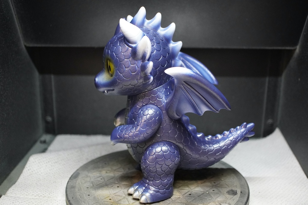 新作ソフビ、バーニック(大ダークブルーパープル)