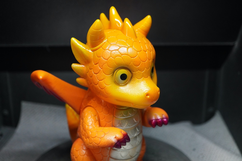 ソフビ　フィギュア　バーニック（オレンジ）