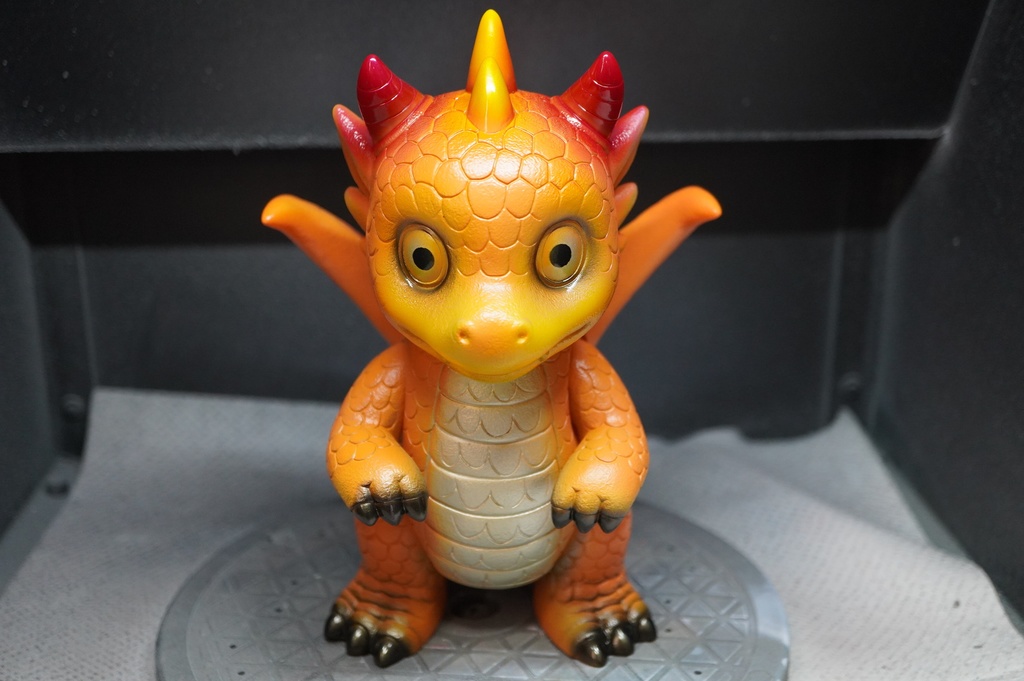 ソフビ　フィギュア　バーニック（オレンジ）