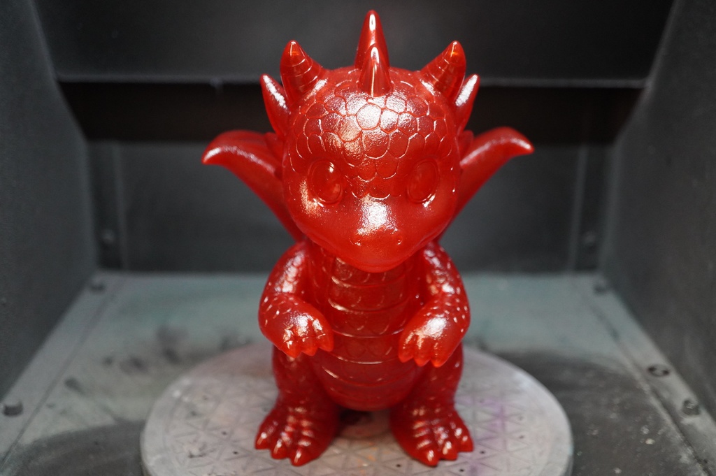 ソフビ　フィギュア　バーニック（クリアレッド）