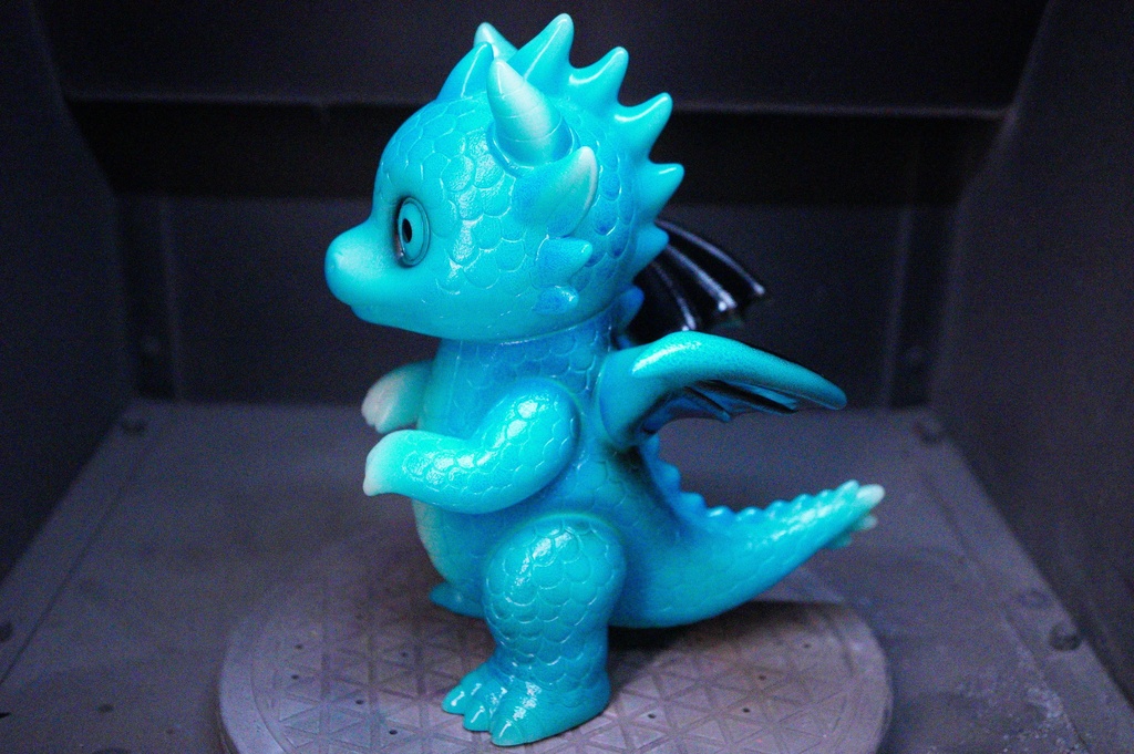 ソフビ フィギュア バーニック(蓄光ブルー)