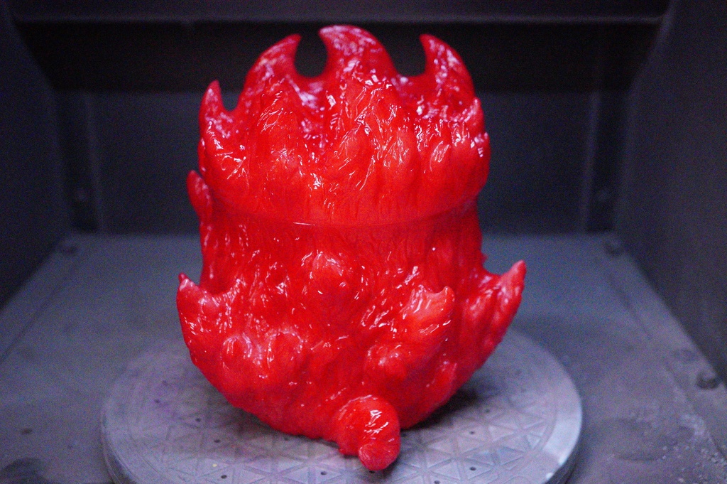 ソフビ フィギュア 火炎獣(クリアレッド)