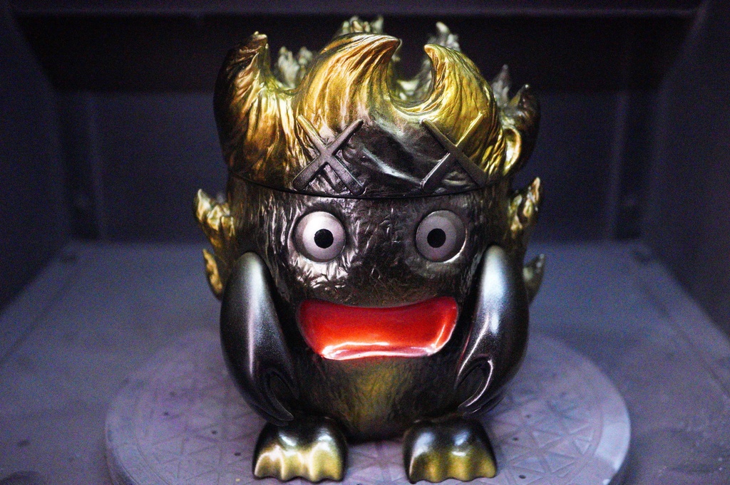 ソフビ フィギュア 火炎獣(イエローゴールド)