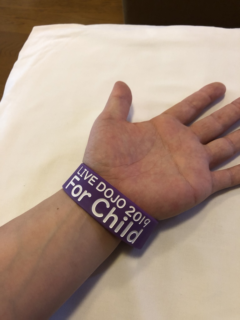 For Child ラバーリストバンド・紫