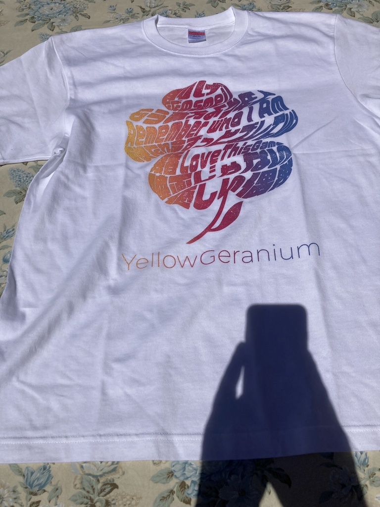 イエローゼラニウム・ラメ&グラデーションTシャツ