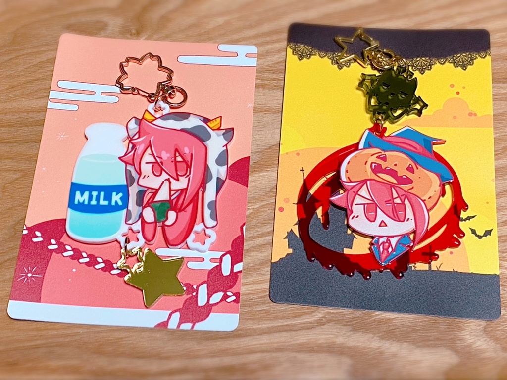 季節を楽しむ分身くんアクキー【アクリルキーホルダー】