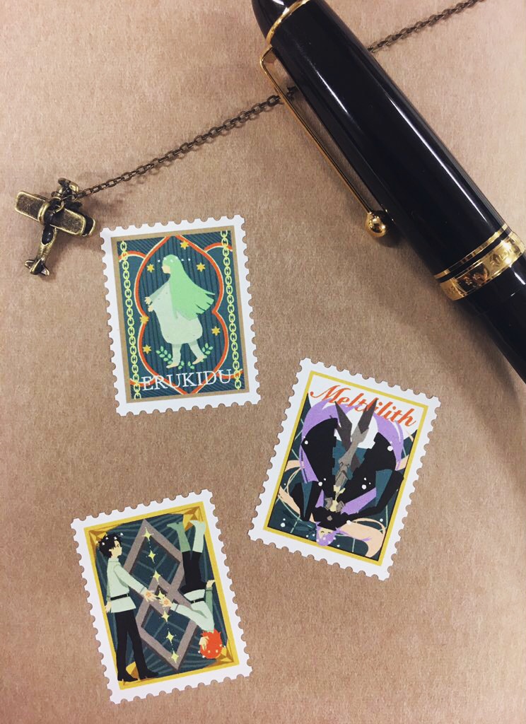 【FGO】切手風シール(20枚set)