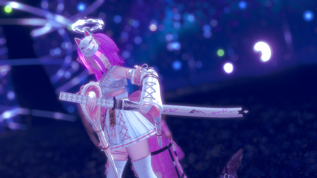白狐刀「幻桜」
