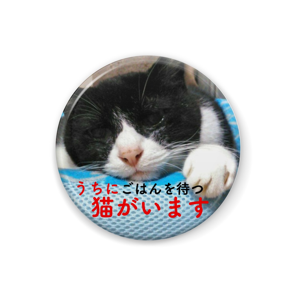 猫がいます缶バッジ はちわれ りんちゃん印 Booth